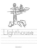 Lighthouse Worksheet