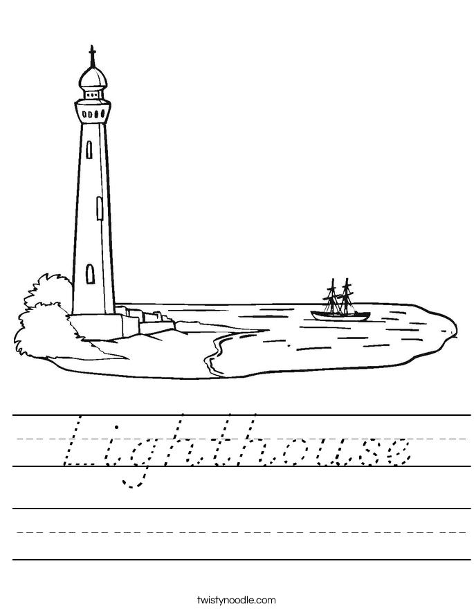 Lighthouse Worksheet