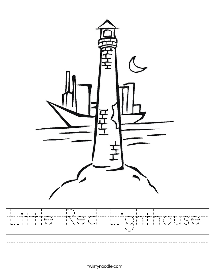 Little Red Lighthouse Worksheet