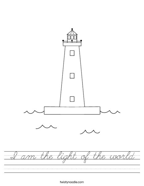 Lighthouse Worksheet