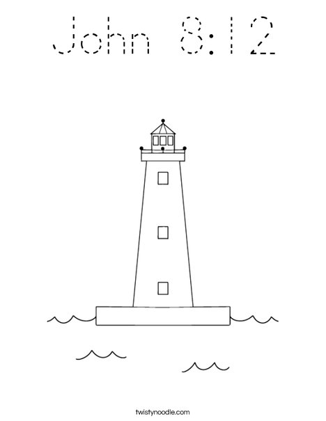 Lighthouse Coloring Page