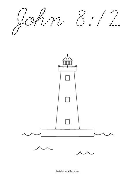 Lighthouse Coloring Page
