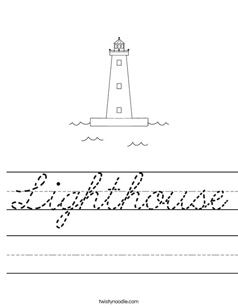 Lighthouse Worksheet