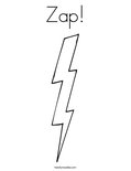 Zap!Coloring Page