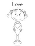  Love  Coloring Page
