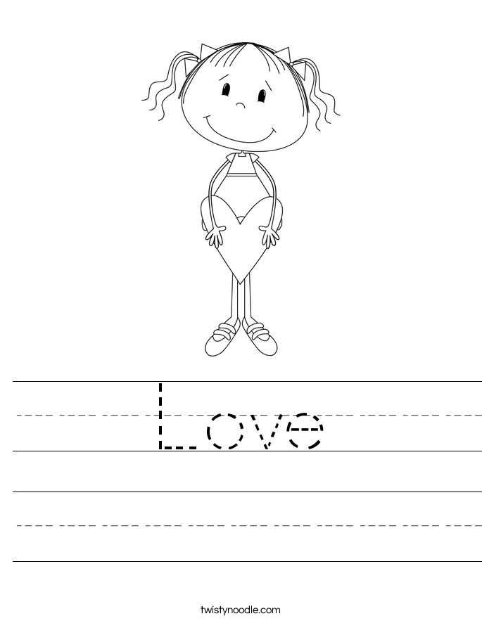  Love  Worksheet