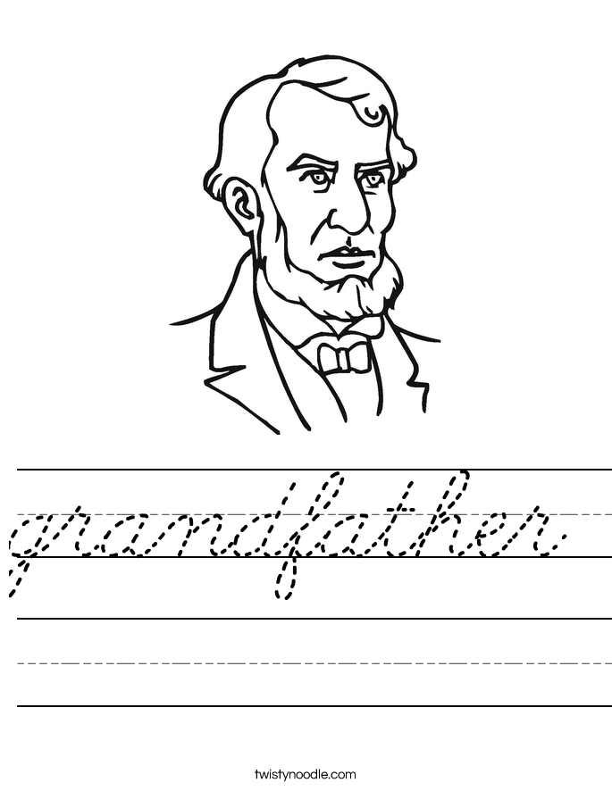 grandfather Worksheet