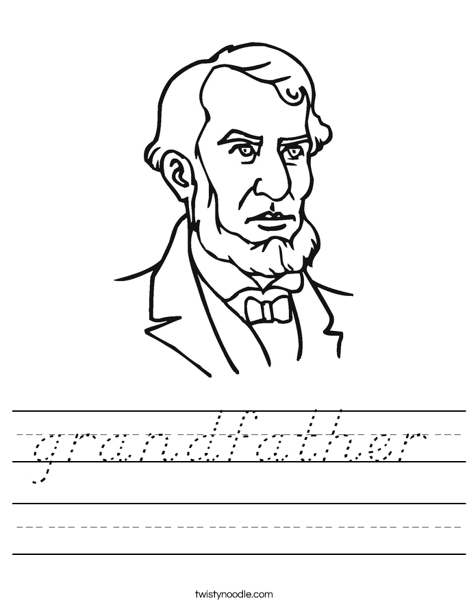 grandfather Worksheet