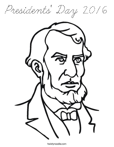 Lincoln Coloring Page