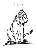 Lion Coloring Page