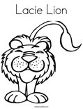 Lacie LionColoring Page