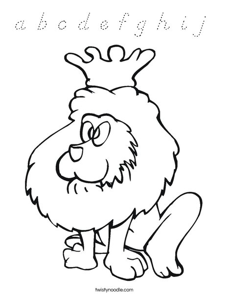 Lion King Coloring Page