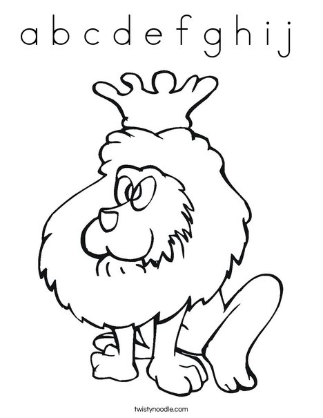 Lion King Coloring Page