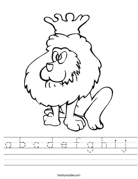 Lion King Worksheet