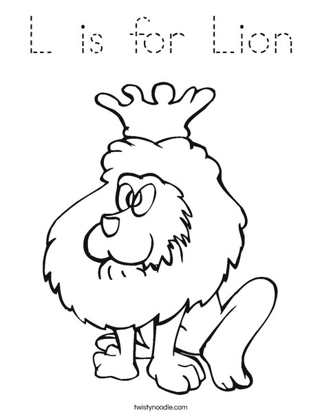 Lion King Coloring Page