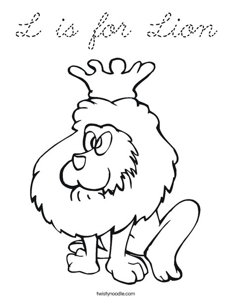 Lion King Coloring Page