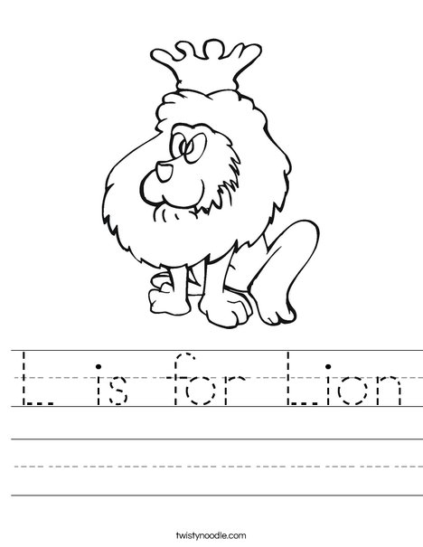 Lion King Worksheet