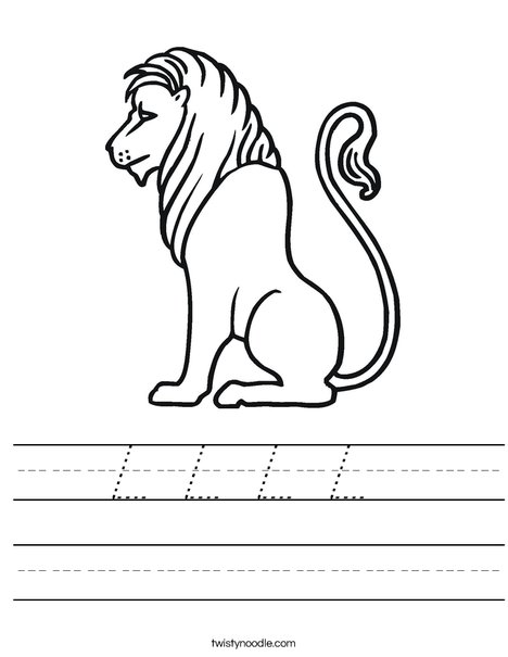 Truthful Lion Worksheet