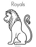RoyalsColoring Page