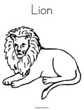 LionColoring Page