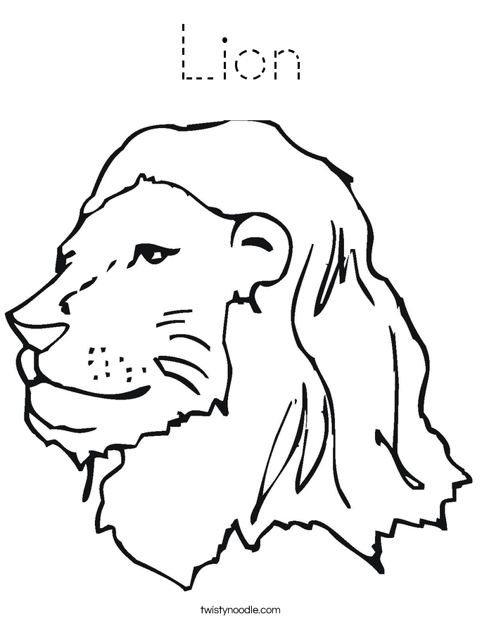 Lion Coloring Page