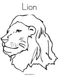 Lion Coloring Page