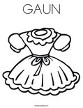 GAUN Coloring Page