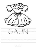 GAUN Worksheet