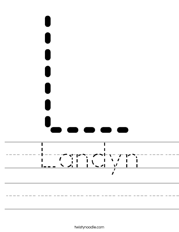 Landyn Worksheet