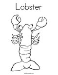 Lobster Coloring Page