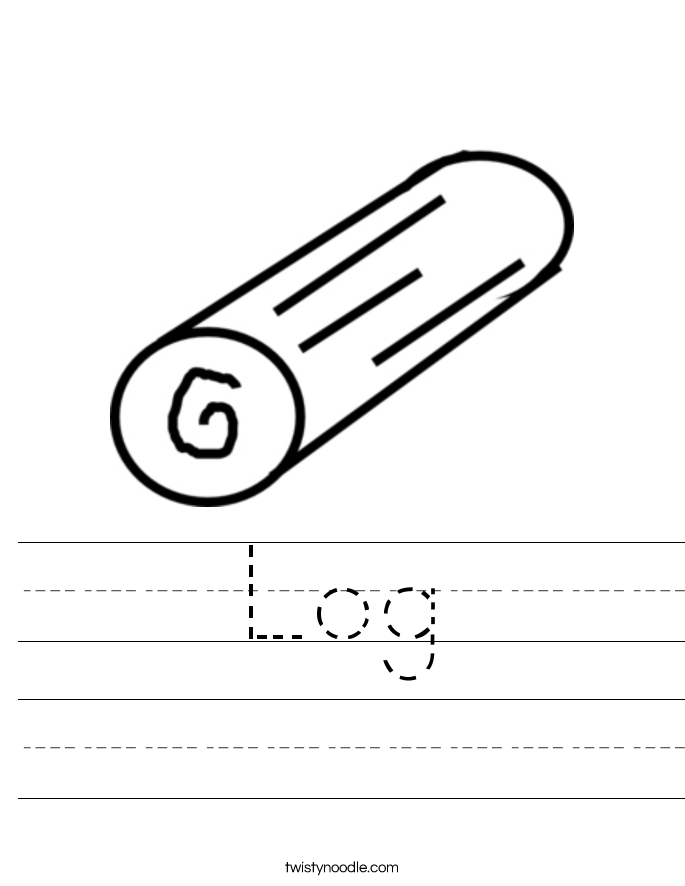Log With Number In Front Worksheet