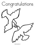 Congratulations Coloring Page