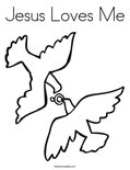 Jesus Loves Me Coloring Page