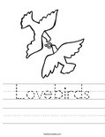 Lovebirds Worksheet
