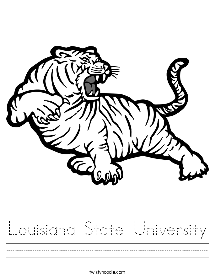 Louisiana State University Worksheet