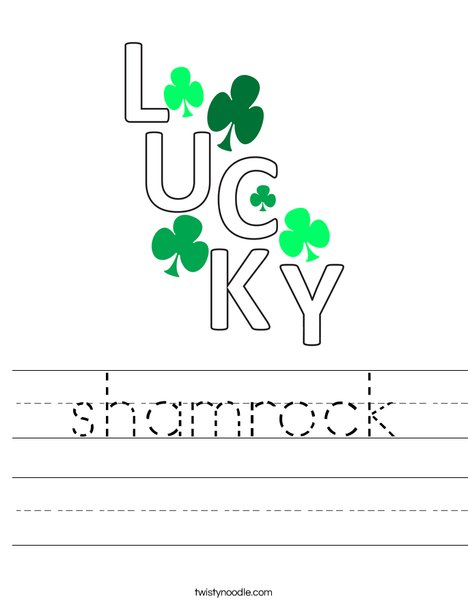 Lucky Worksheet