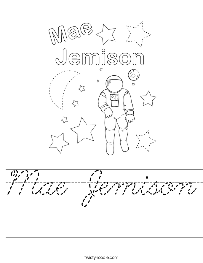 Mae Jemison Worksheet