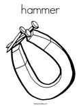 hammer Coloring Page