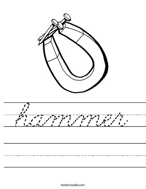 Magnet and Nails Worksheet