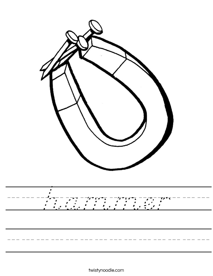 hammer Worksheet