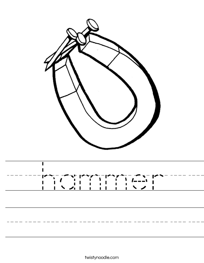 hammer Worksheet