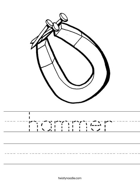 Magnet and Nails Worksheet