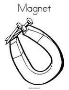Magnet Coloring Page