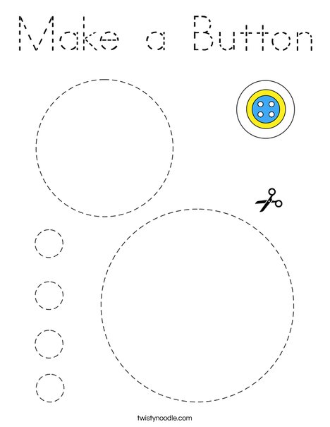 Make a Button Coloring Page