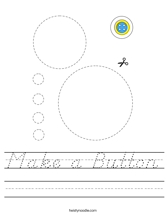 Make a Button Worksheet