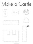 Make a Castle Coloring Page