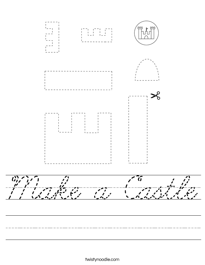 Make a Castle Worksheet