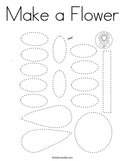 Make a Flower Coloring Page