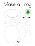 Make a Frog Coloring Page
