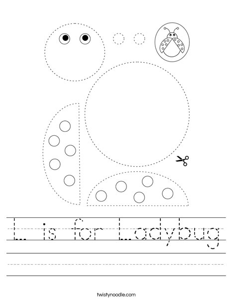 Make a Ladybug Worksheet